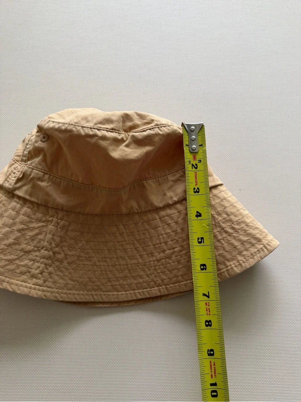 Zara Beige/Tan Cotton Bucket Hat